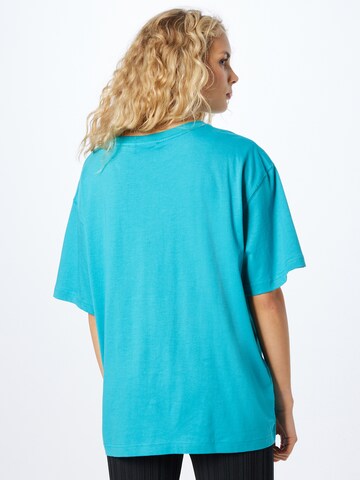 WEEKDAY - Camiseta talla grande en azul