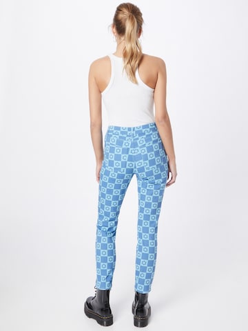 NEON & NYLON Regular Pants 'Emily' in Blue