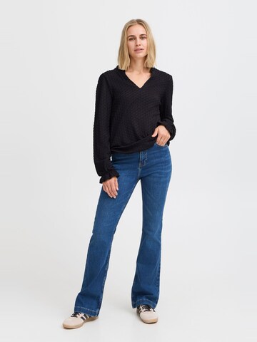 évasé Jean PULZ Jeans en bleu : devant