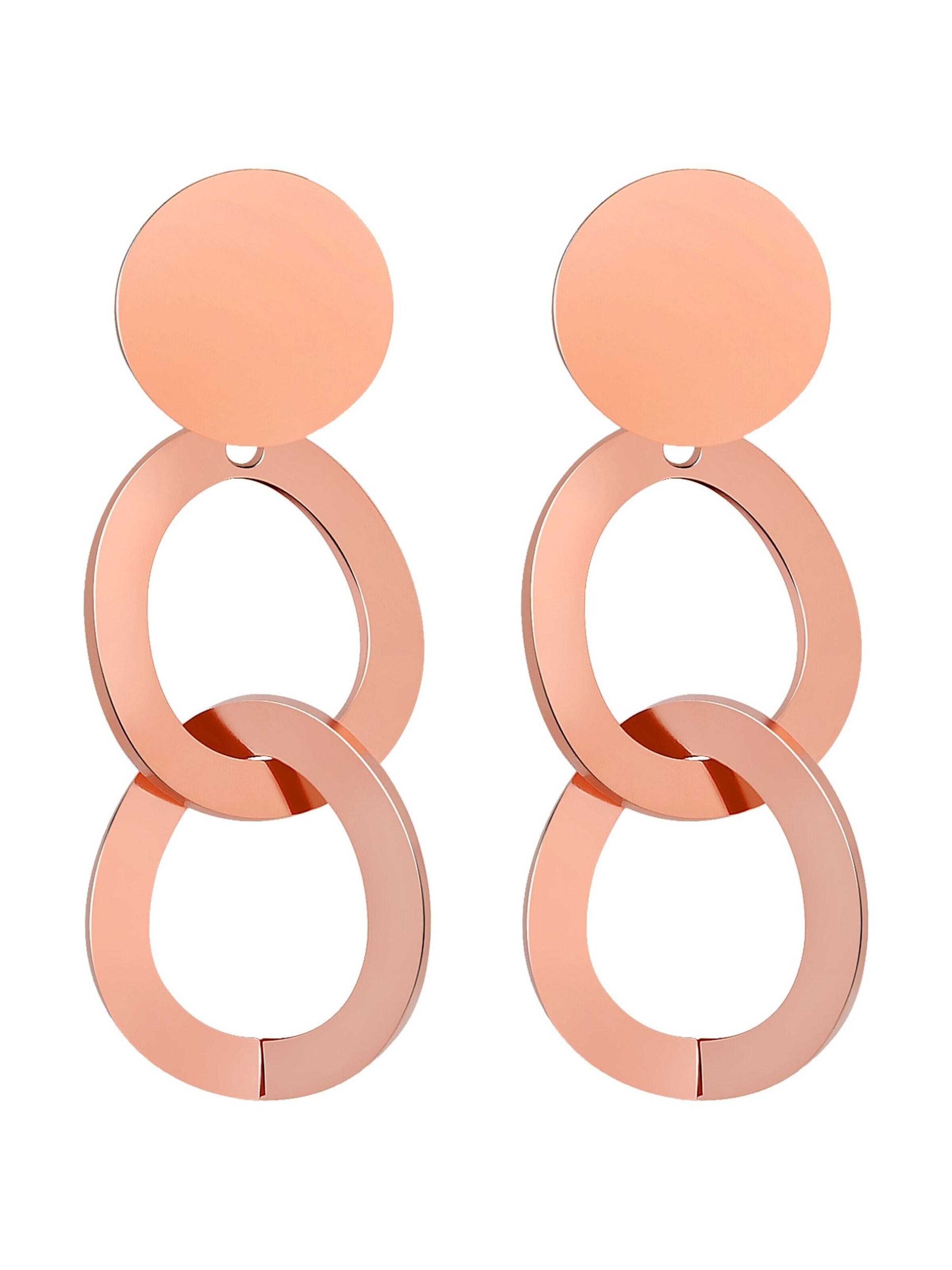 Akzent Earrings 'Missah, langlebig' in Gold: front