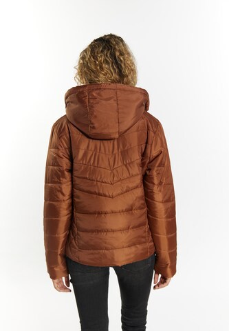 MYMO Between-Season Jacket 'Blonda' in Brown