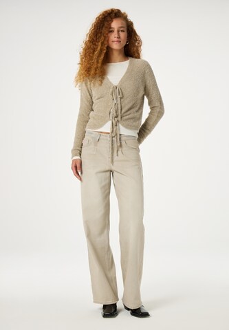 Fabienne Chapot Knit Cardigan in Beige