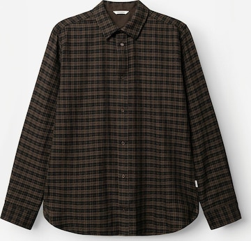 GABBA Shirt ' sven ' in Braun: Vorderseite
