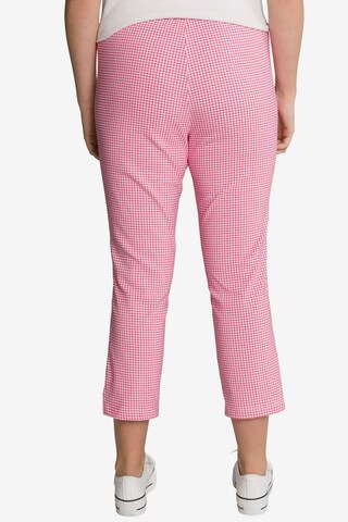 Ulla Popken Slim fit Pants in Pink