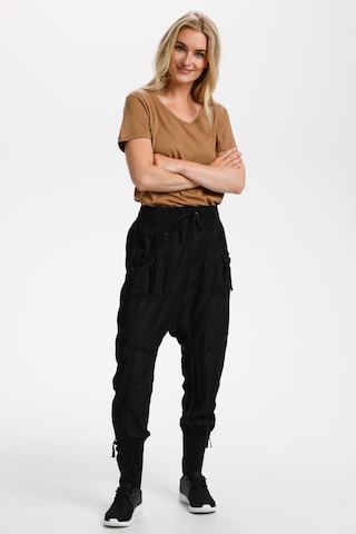 Cream - Tapered Pantalón 'Nanna' en negro