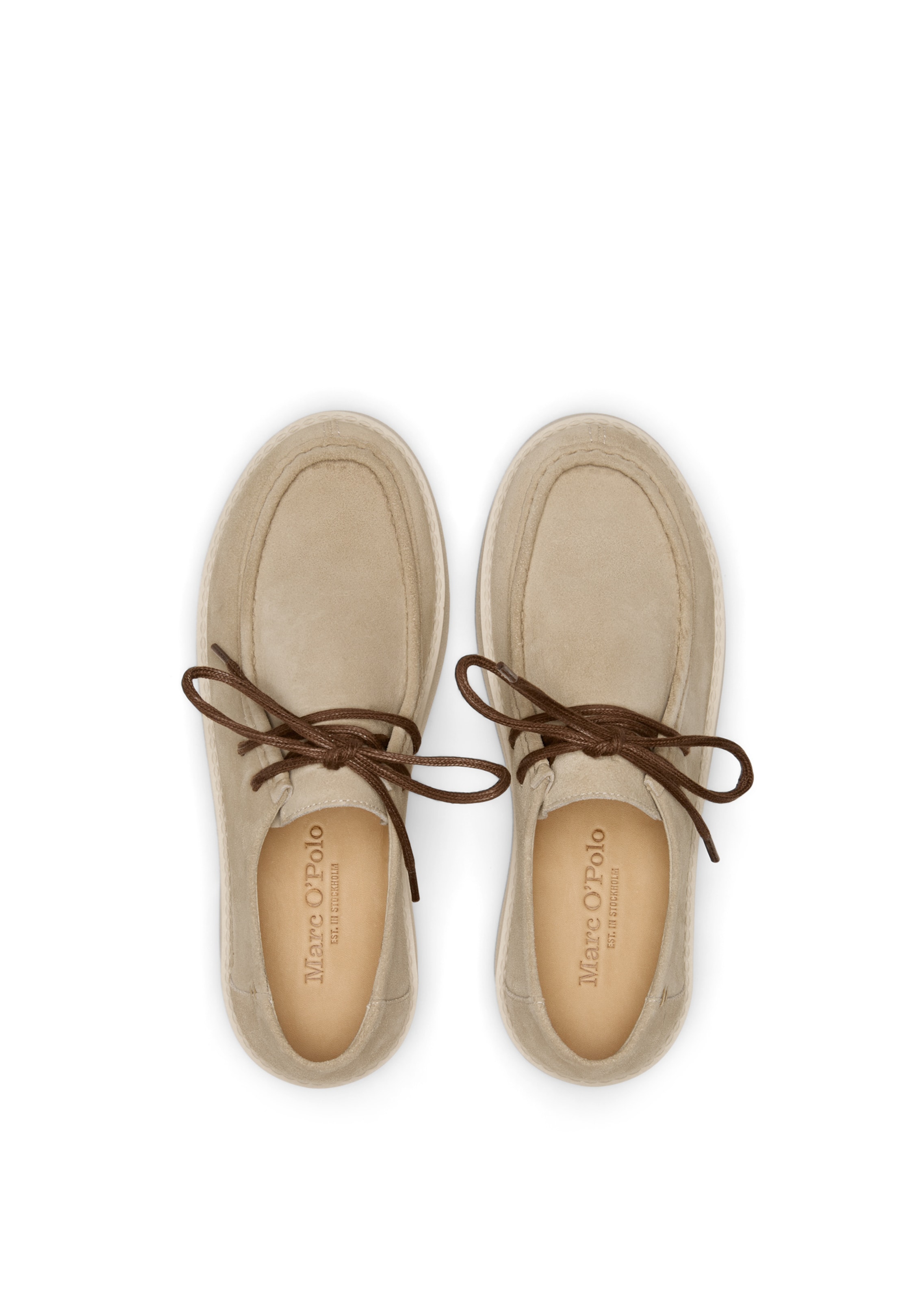 Marc O'Polo Schnürschuh 'Pia' in Beige