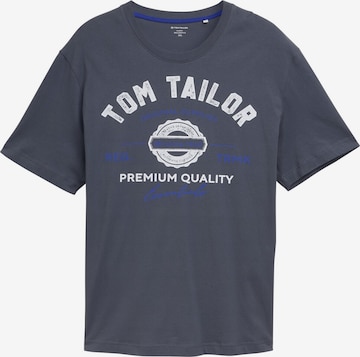 TOM TAILOR Men + Shirt in Grijs: voorkant