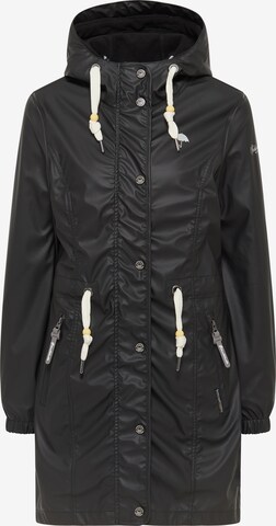 Manteau fonctionnel Schmuddelwedda en noir : devant