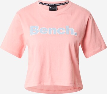 BENCH T-shirt 'KAY' i rosa: framsida