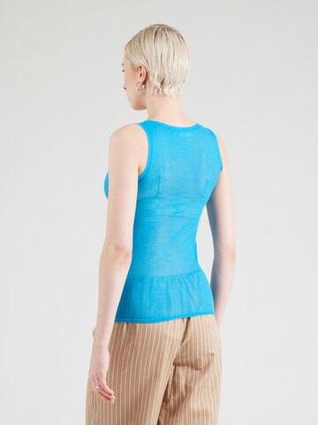 AMERICAN VINTAGE Top 'MASSACHUSETTS' – modrá