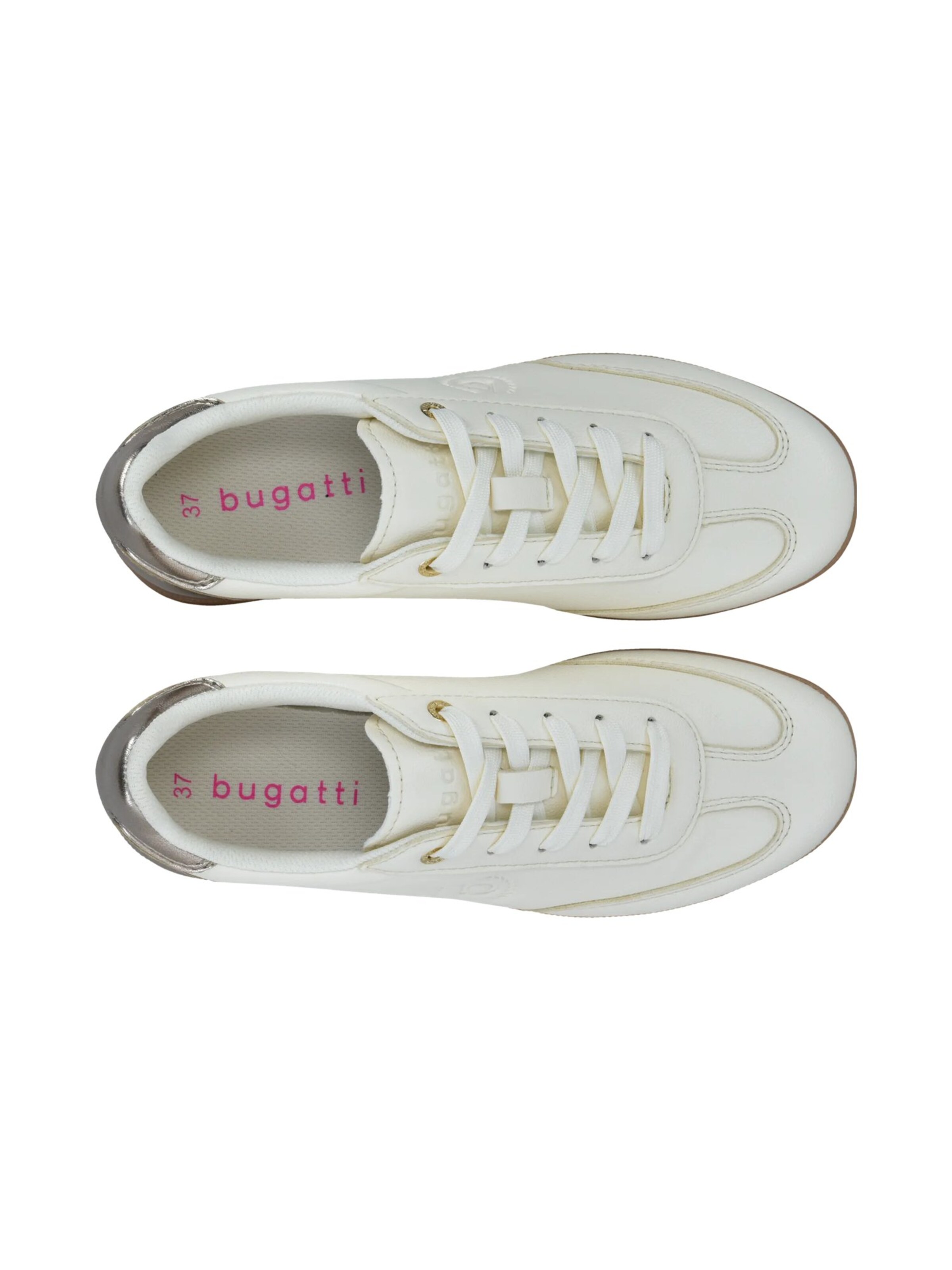 bugatti Matalavartiset tennarit värissä valkoinen