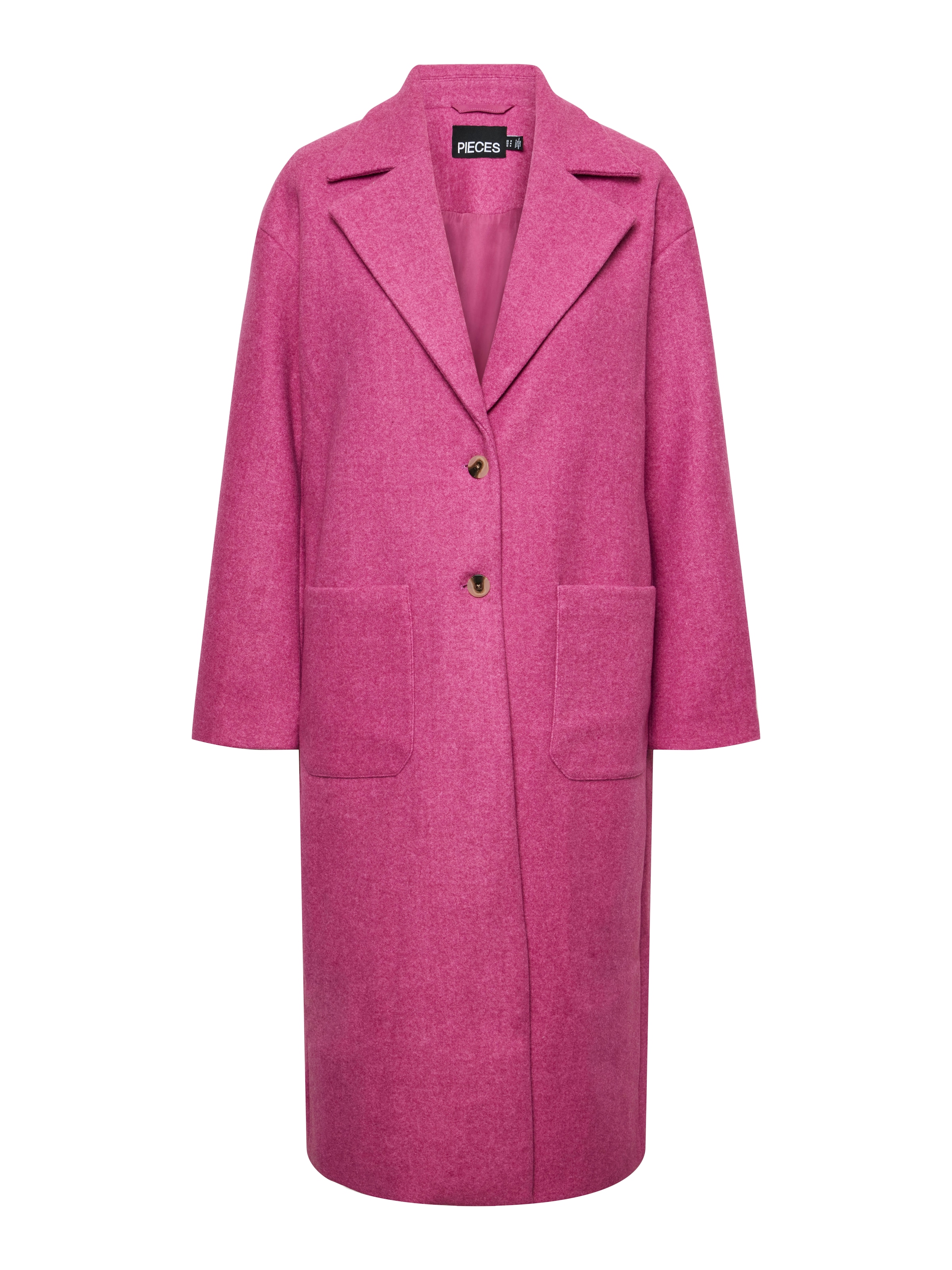 PIECES Between-Seasons Coat 'PCJili' in Pink: front