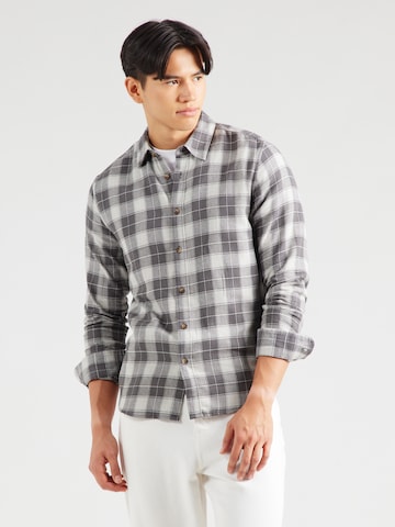 Only & Sons Regular Fit Hemd 'ONSKIM' in Schwarz: Vorderseite
