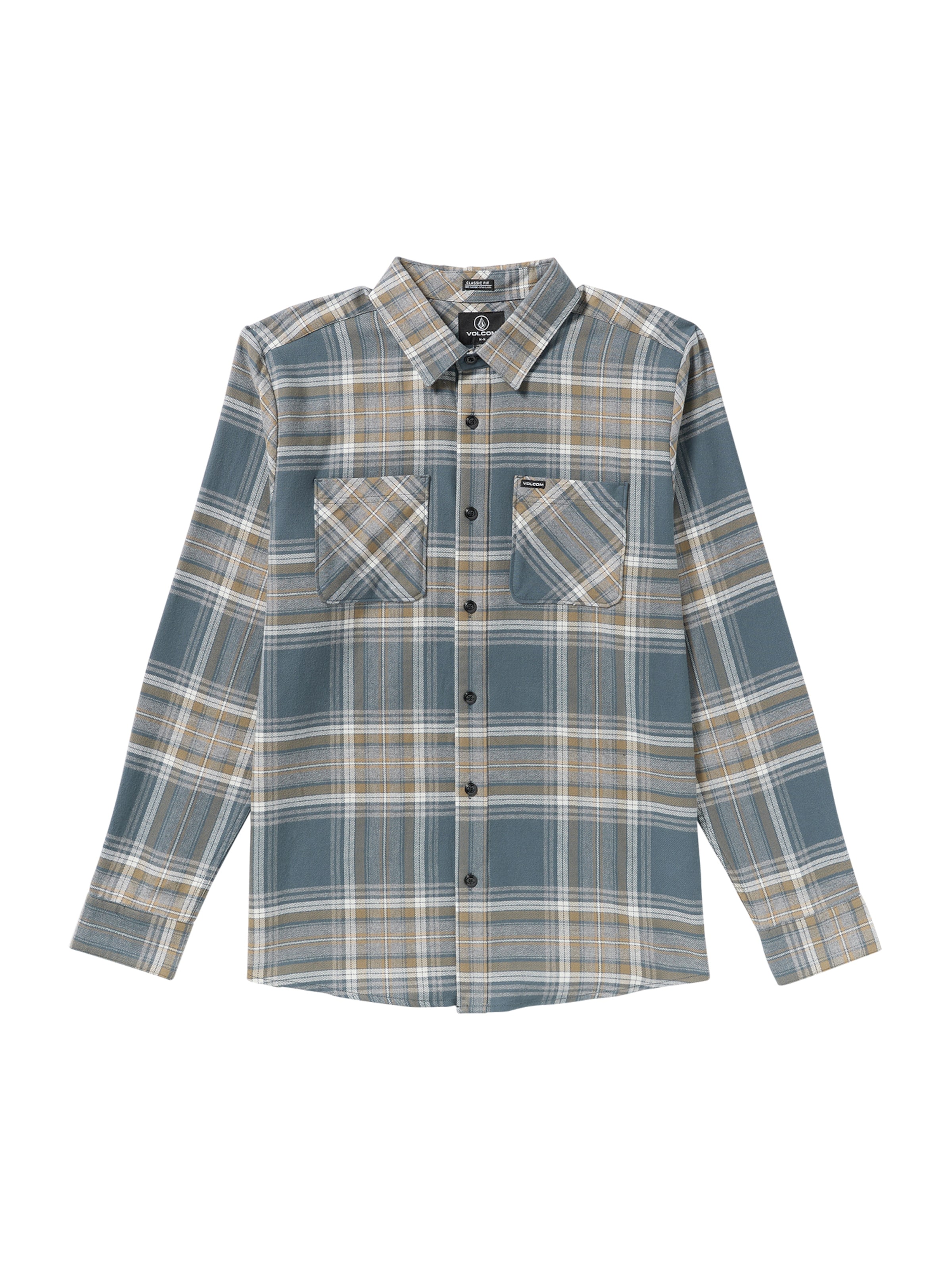 Coupe regular Chemise 'NETASTONE FLANNEL' Volcom en mélange de couleurs : devant