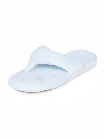 Minnetonka Slipper 'Terry Cloth Olivia' – modrá: přední strana
