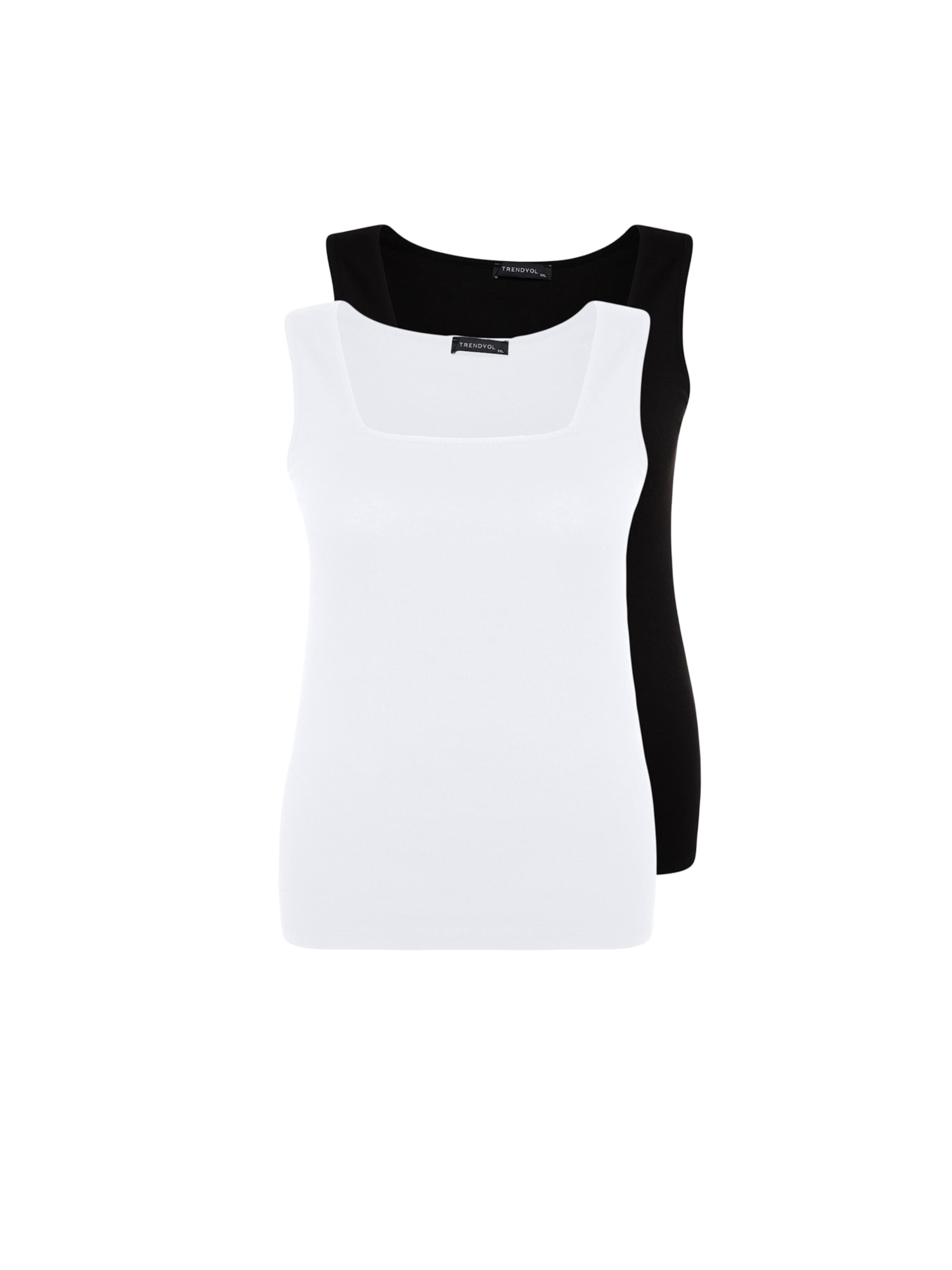 Trendyol Curve - Camiseta para dormir en negro: frente