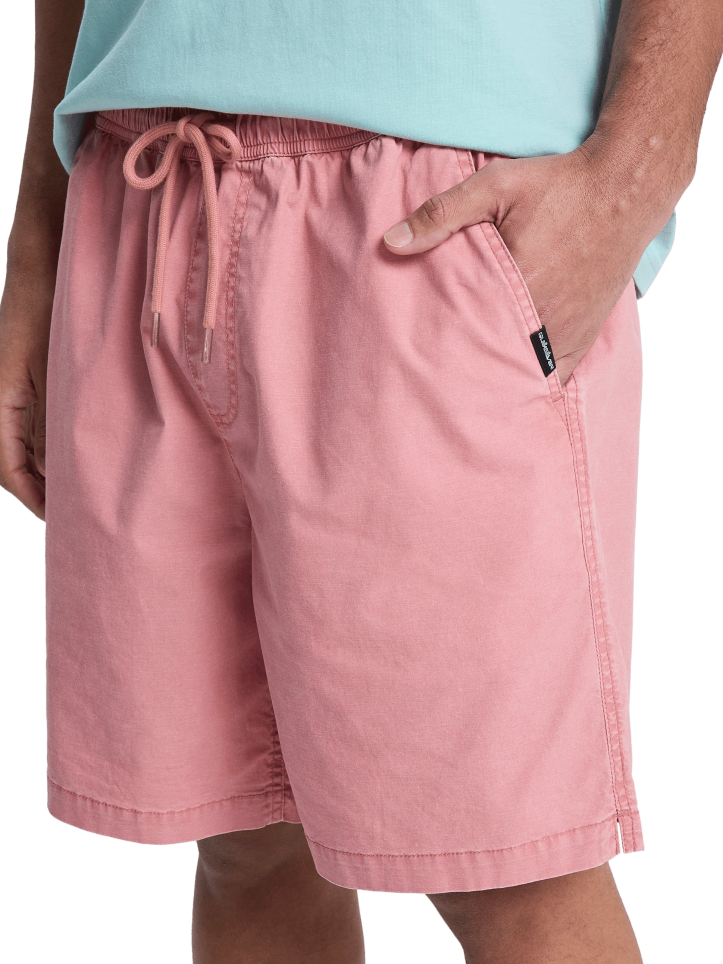 QUIKSILVER Loose fit Workout Pants 'Taxer' in Pink: front