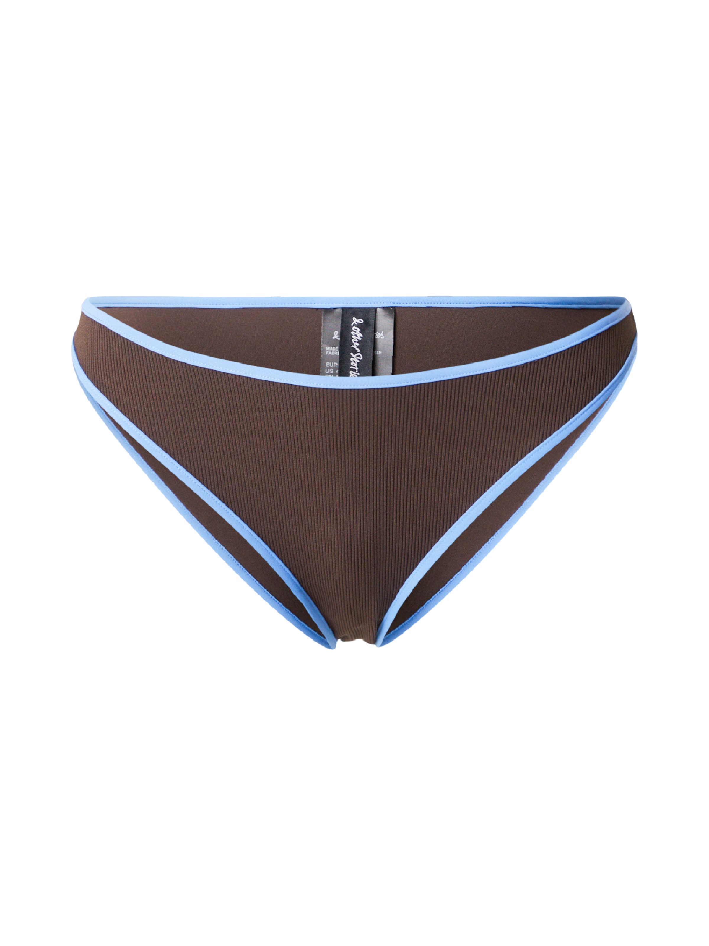 & Other Stories Bikini bottom in Pastel blue / Brown, Item view