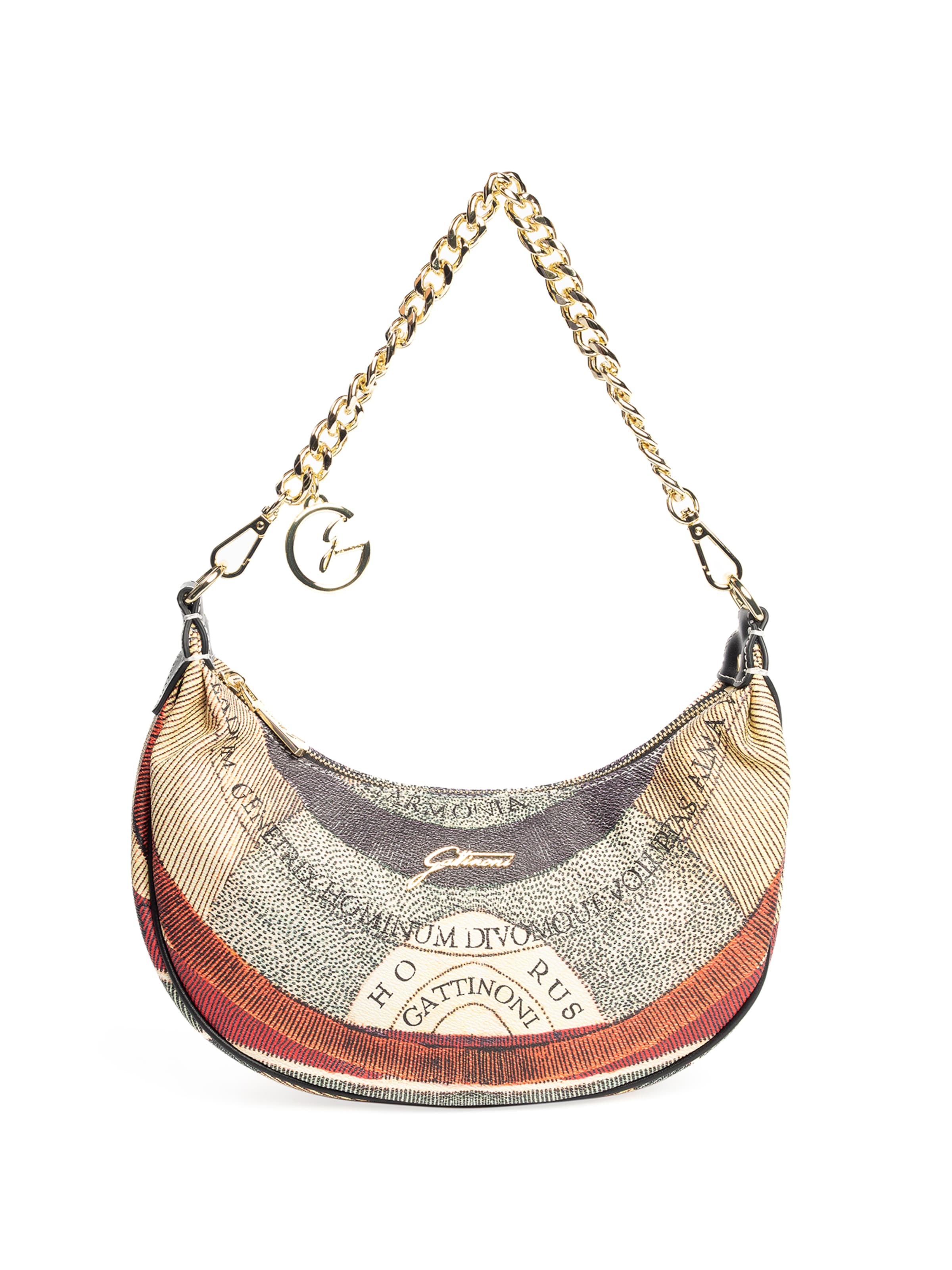 Gattinoni Sacs à main en beige / gris / corail / blanc cassé, Vue avec produit