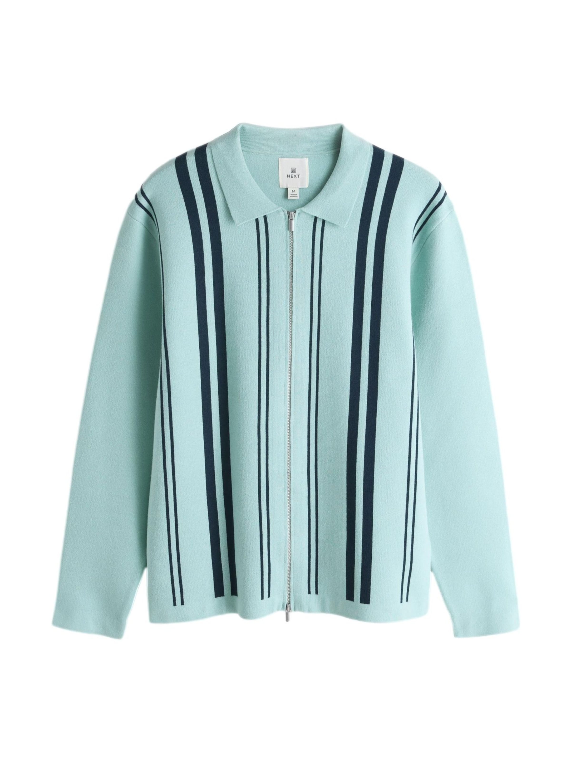 Next Strickjacke 'Premium' in Blau: Vorderseite