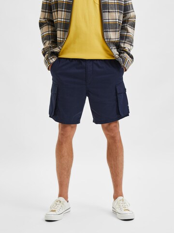 SELECTED HOMME Regular Shorts 'Nevis' in Blau: predná strana