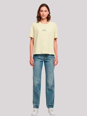 T-shirt 'Alice Hut ' F4NT4STIC en jaune