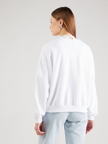 Sweat-shirt HOLLISTER en blanc