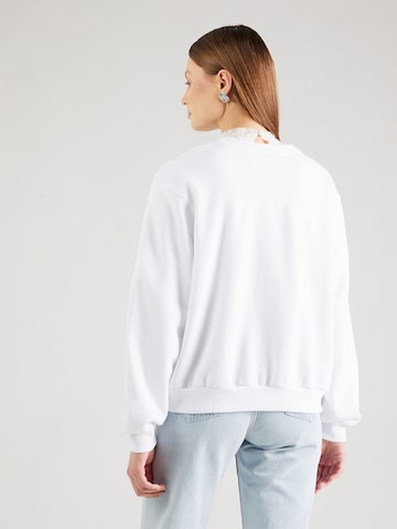 Sweat-shirt HOLLISTER en blanc