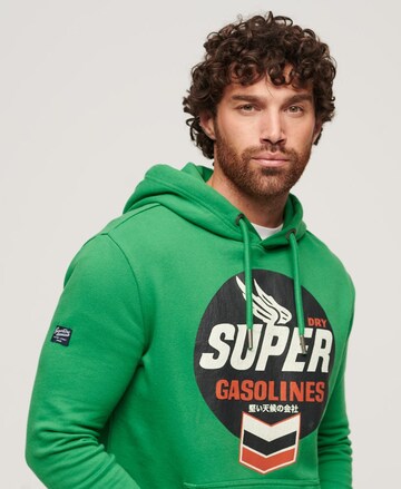 Sweat-shirt Superdry en vert