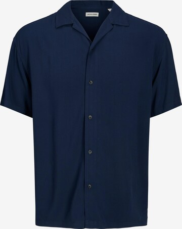 Fit confort Chemise 'Jeff' JACK & JONES en bleu : devant