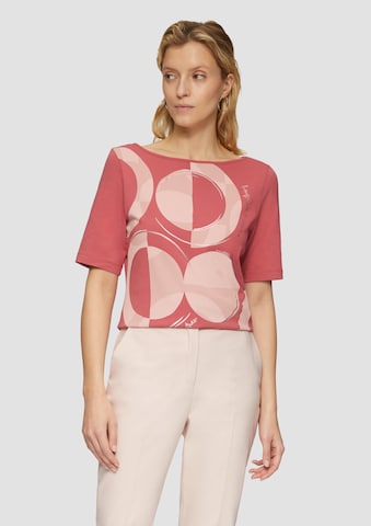 T-shirt s.Oliver BLACK LABEL en rouge : devant