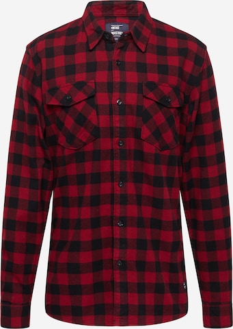 Vintage Industries Regular fit Button Up Shirt 'Harley' in Red: front