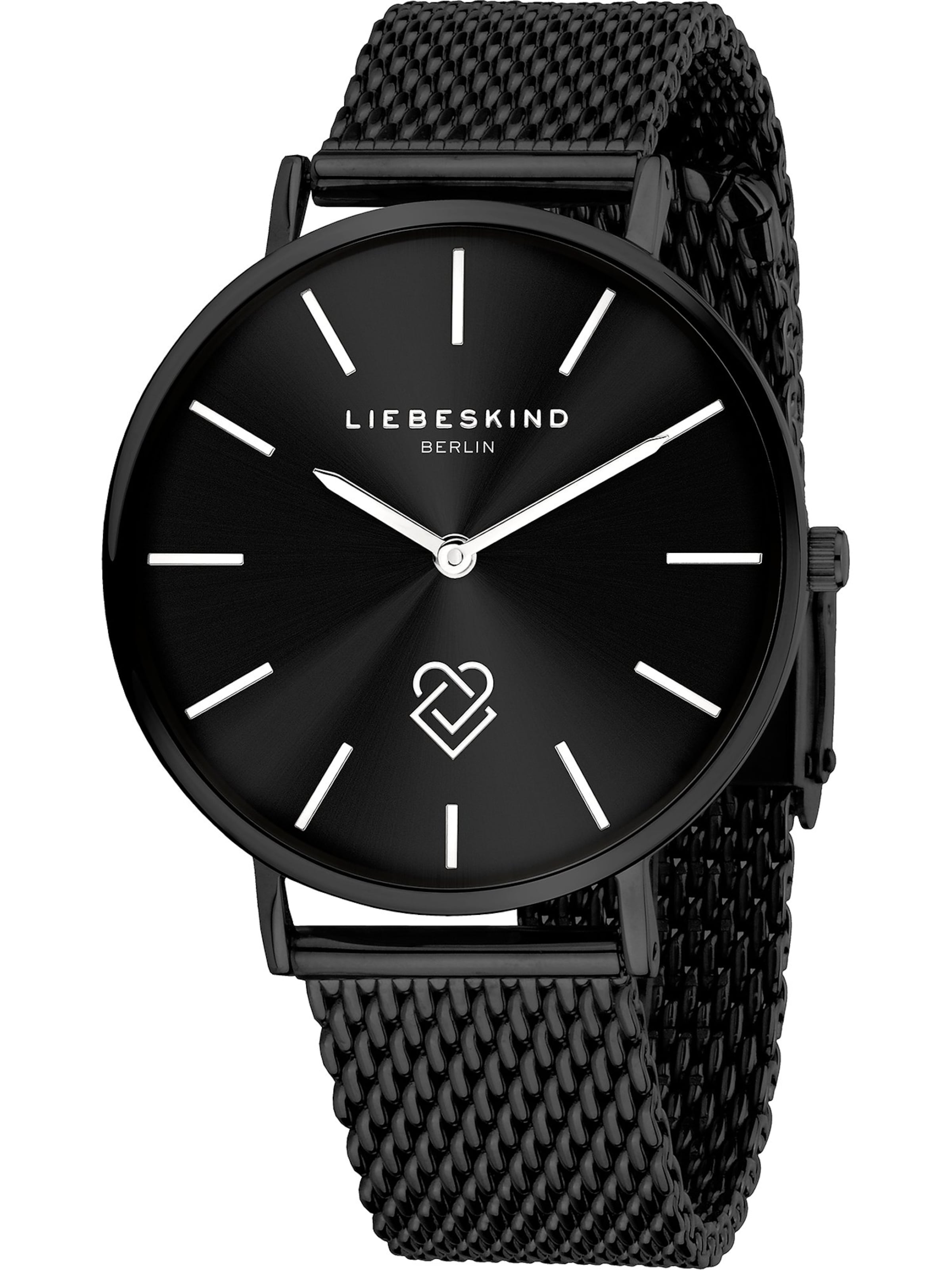 Liebeskind Berlin Analoog horloge in Zwart: voorkant