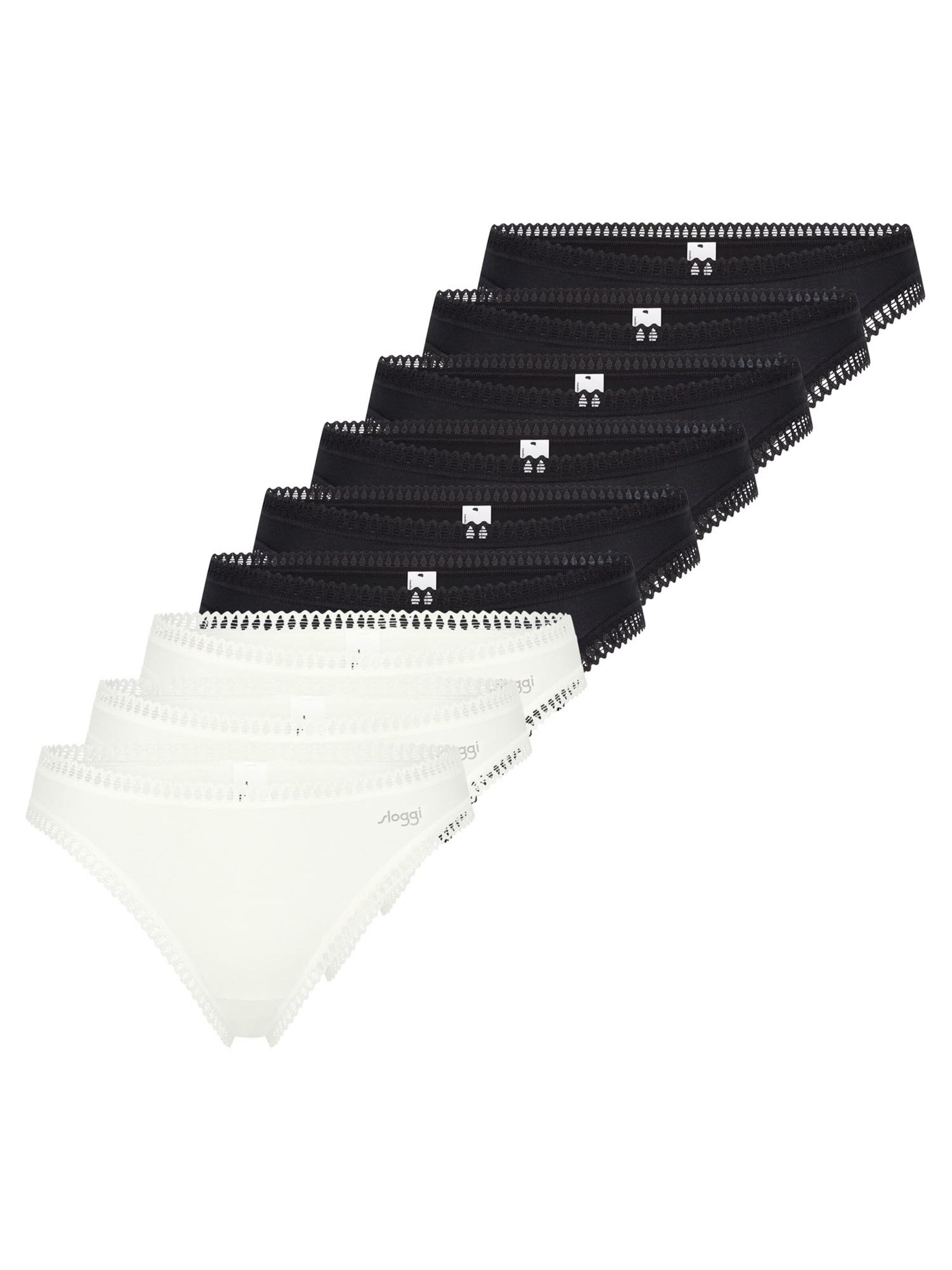 SLOGGI Thong 'GO Crush' in Black: front