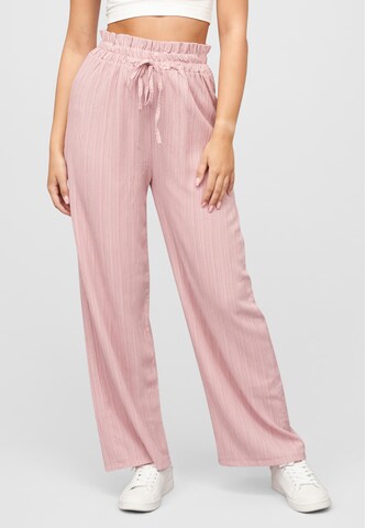 Cloud5ive Wide Leg Hose in Pink: Vorderseite