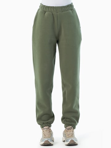 Organication Tapered Pants in Green: front