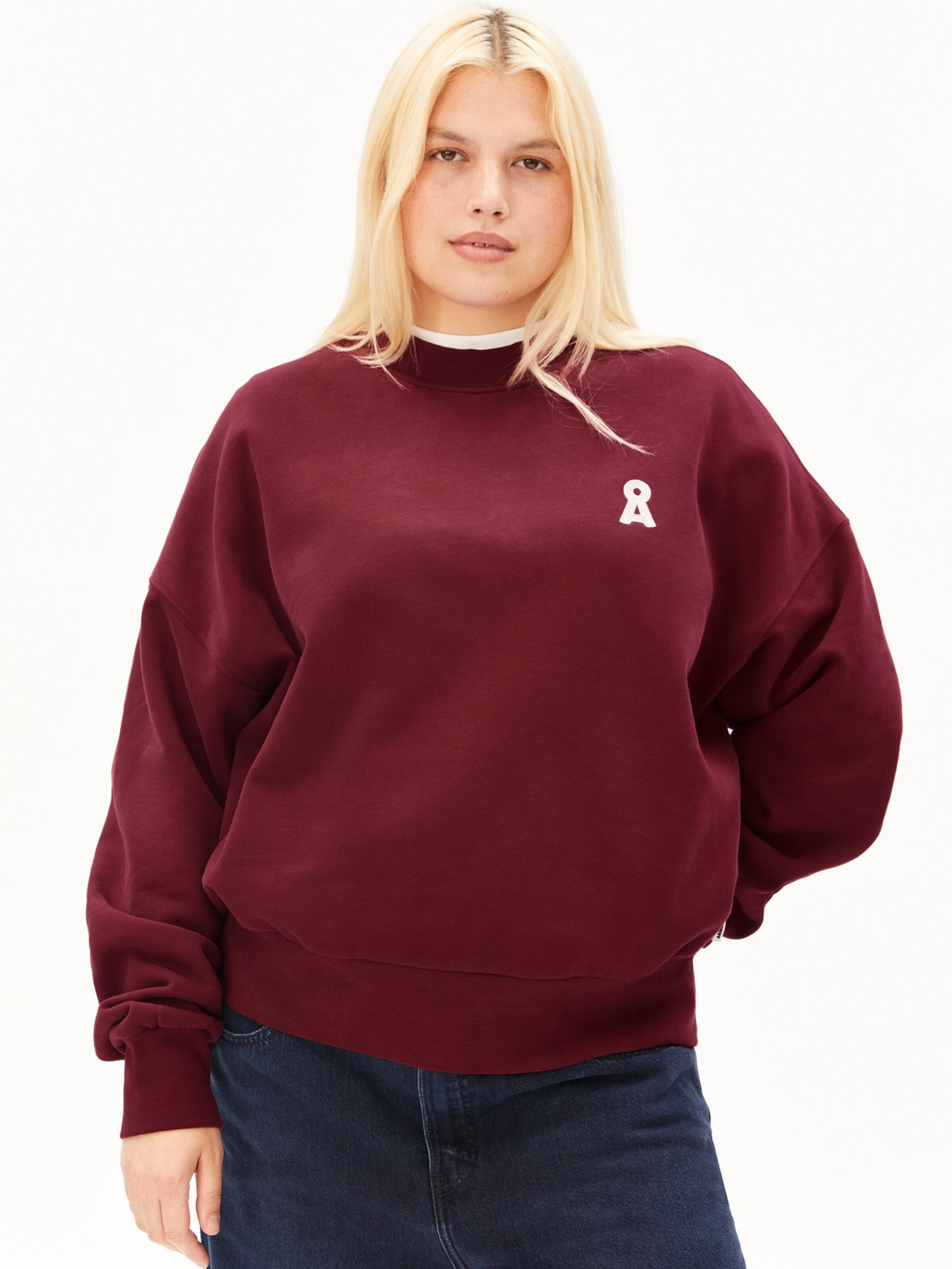 ARMEDANGELS Sweatshirt i rød: forside
