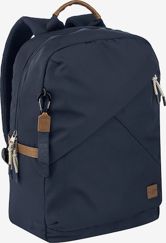 Zaino 'AURUM' di CAMEL ACTIVE in blu: frontale