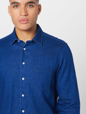 SEIDENSTICKER - Regular Fit Camisa em azul