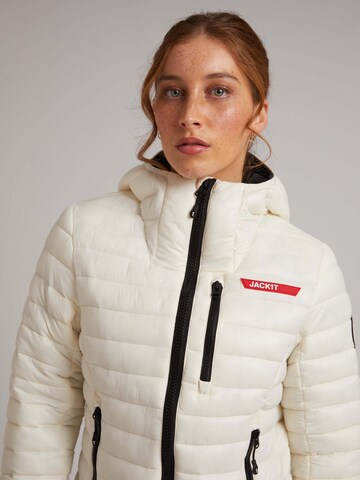 JACK1T Outdoor jacket ' SATEL1TE Kapuzen-Daunenjacke 2.0 ' in White