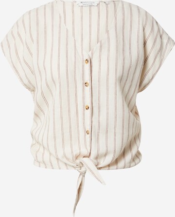 TOM TAILOR DENIM Blouse in White: front