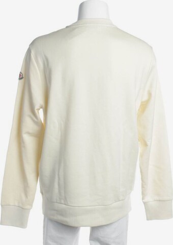 MONCLER Sweatshirt / Sweatjacke L in Weiß