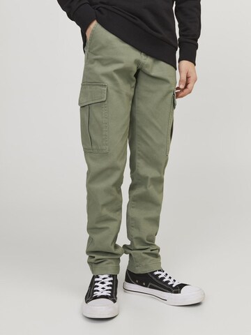 Jack & Jones Junior Slimfit Hose 'Marco Joe' in Grün: predná strana