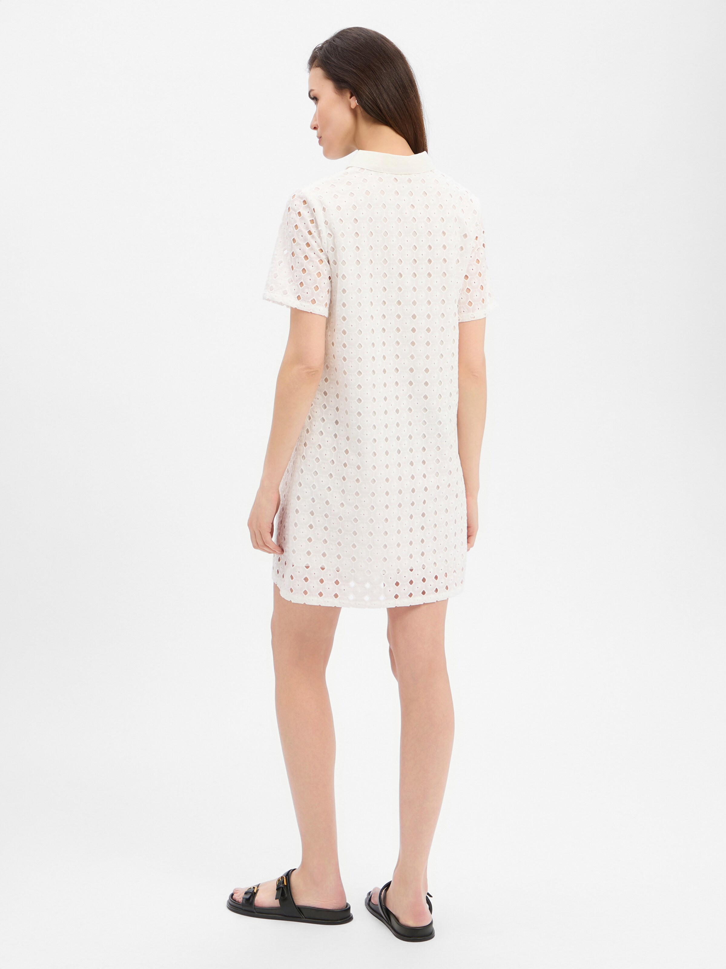 Marie Lund Kleid in Weiß