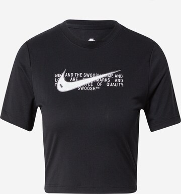 Nike Sportswear T-Shirt in Schwarz: predná strana