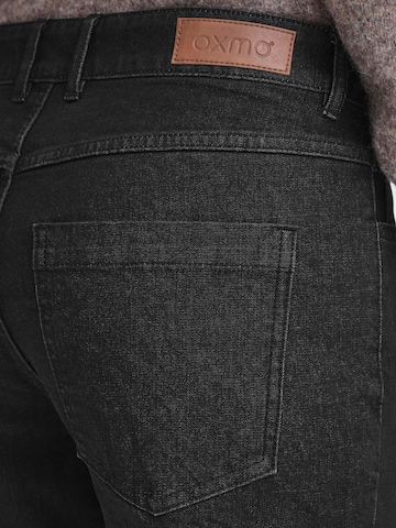 Oxmo Loosefit Jeans ' OXHELLE MOM JEANS ' in Zwart