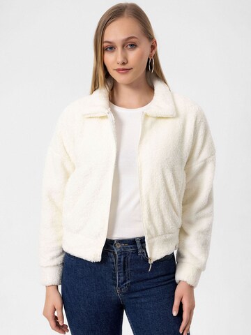 Cool Hill Fleecejacke in Beige