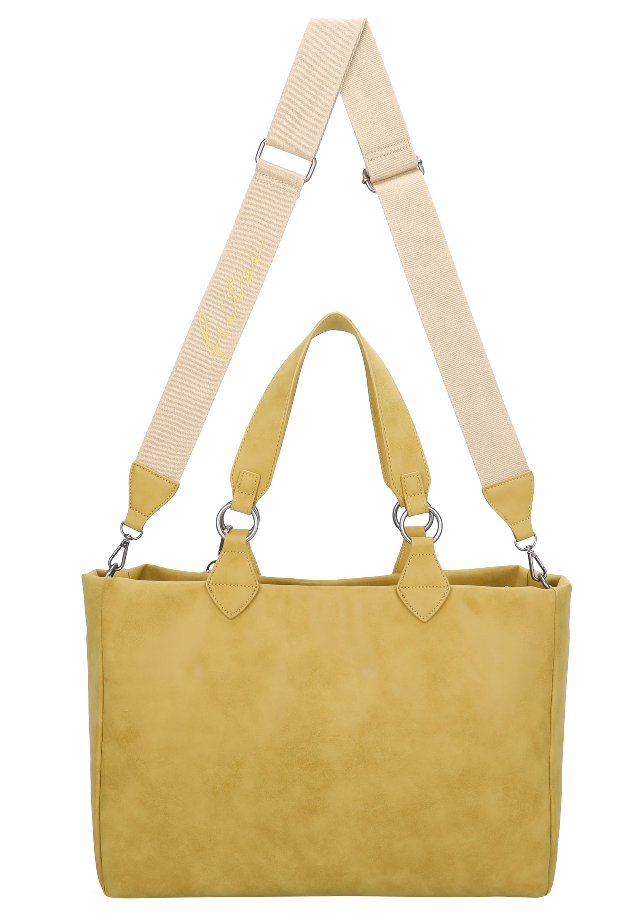 Fritzi aus Preußen Shopper 'Izzy  Vintage' in Yellow