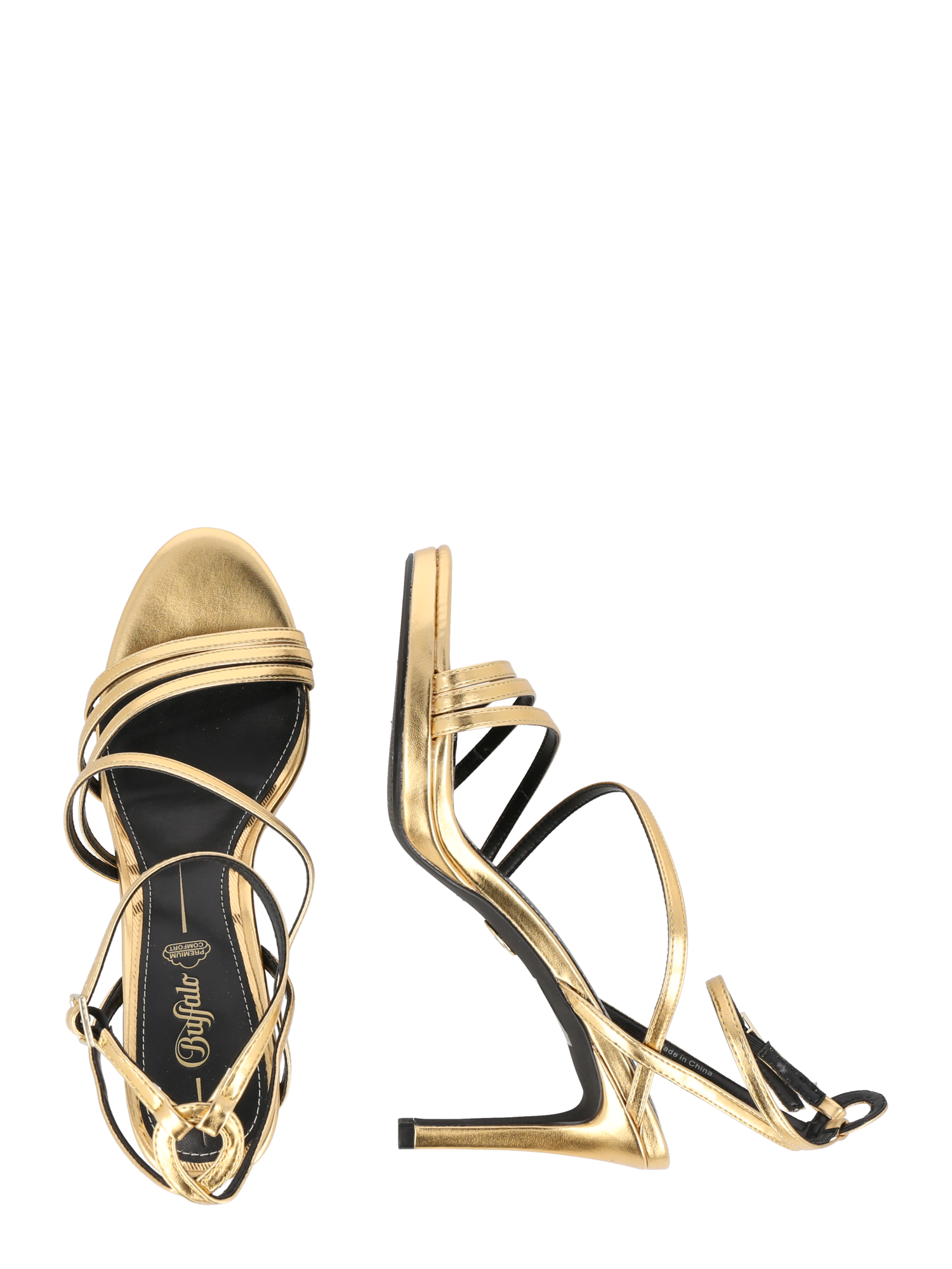 Abbigliamento Donna BUFFALO Sandalo con cinturino SERENA INFINITY in Oro 
