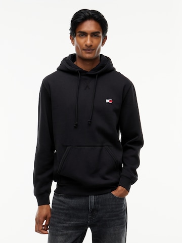 Sweat-shirt Tommy Jeans en noir : devant